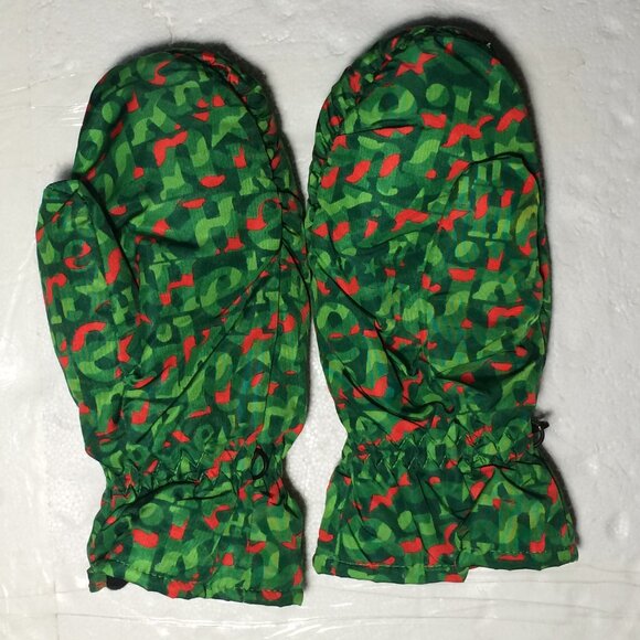 Heineken Beer Winter Mittens Gloves Adult Large Green Red NWOT - Picture 5 of 5